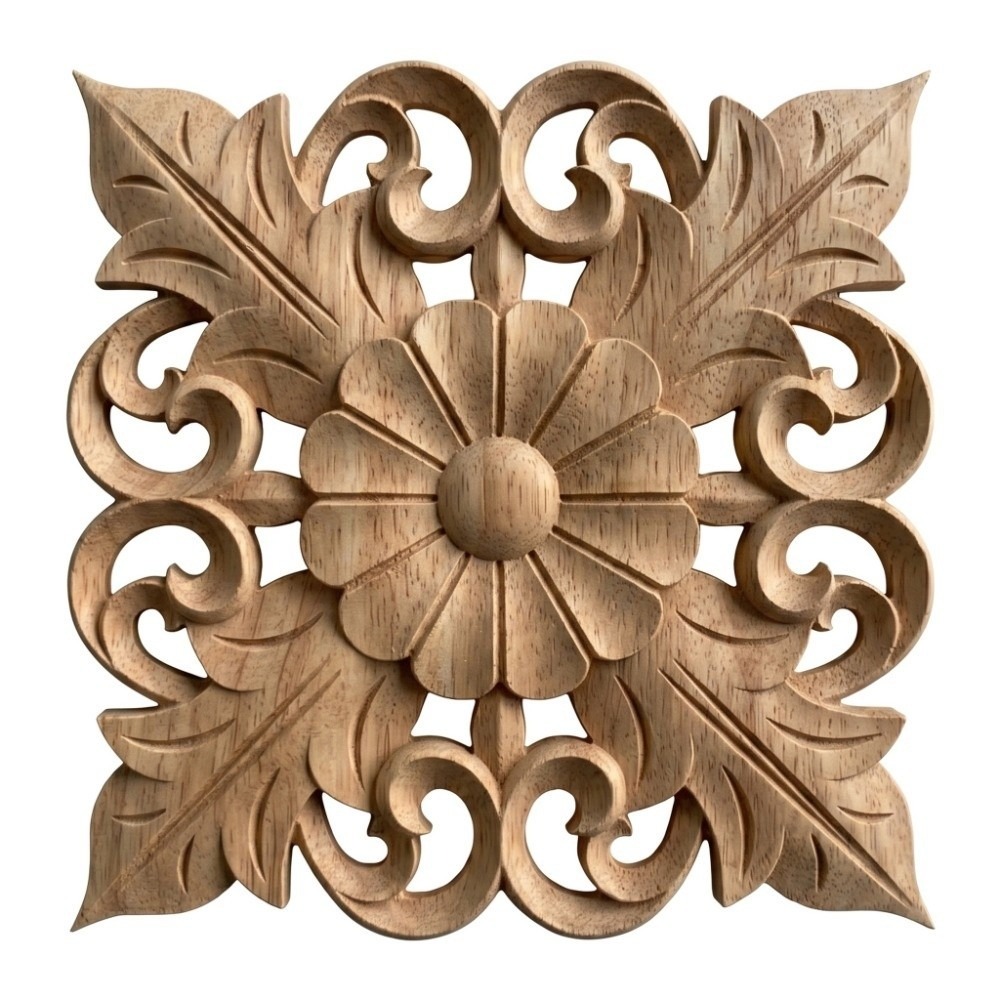 Craft Embellishment - Деревянная резная аппликация для декора дома,