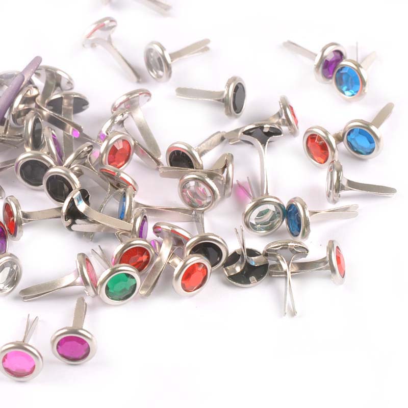 Embellishments For Scrapbooking - 50 шт. 8,5x15 мм, разноцветные декоративные