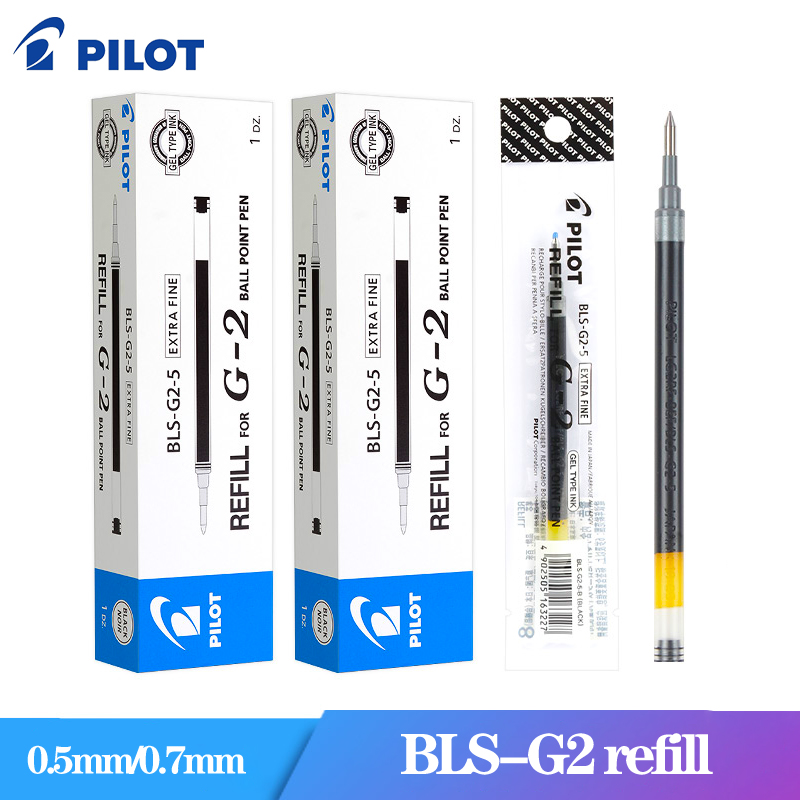 Pilot Pen G2 - 12 шт., запасные стержни для гелевой