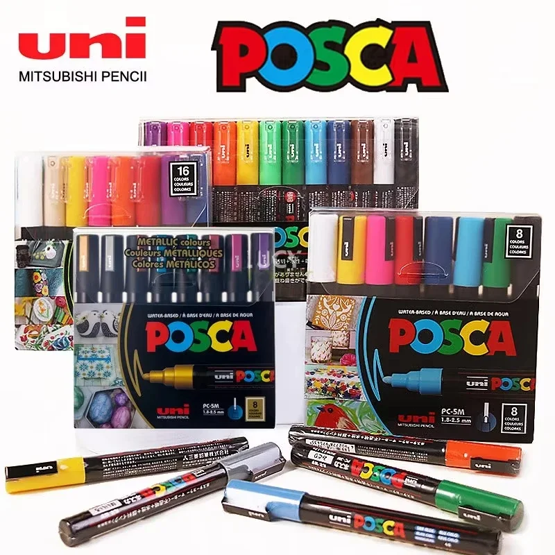 Copic Marker Classic - Набор художественных маркеров Uni Posca, 7/8/12/16