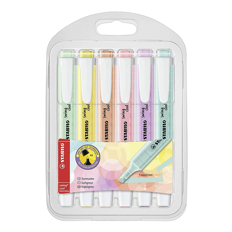 Stabilo Marker Swing Cool - Маркеры-выделители STABILO Swing Cool - Набор