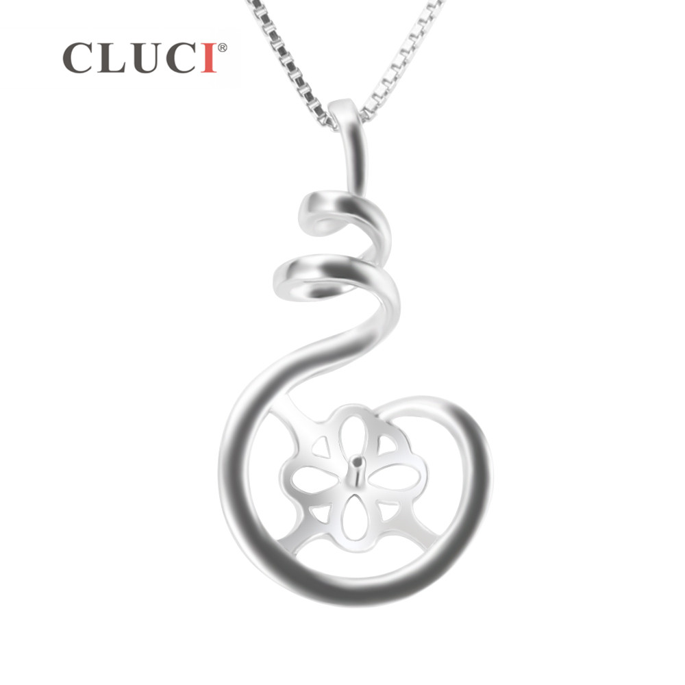 Pearl Trim Chain - CLUCI 925 пробы серебряная подвеска с
