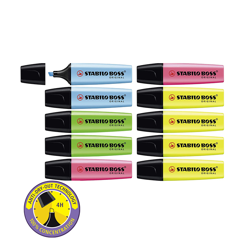 Stabilo Marker Boss - STABILO Highlighter BOSS ORIGINAL Pastel —