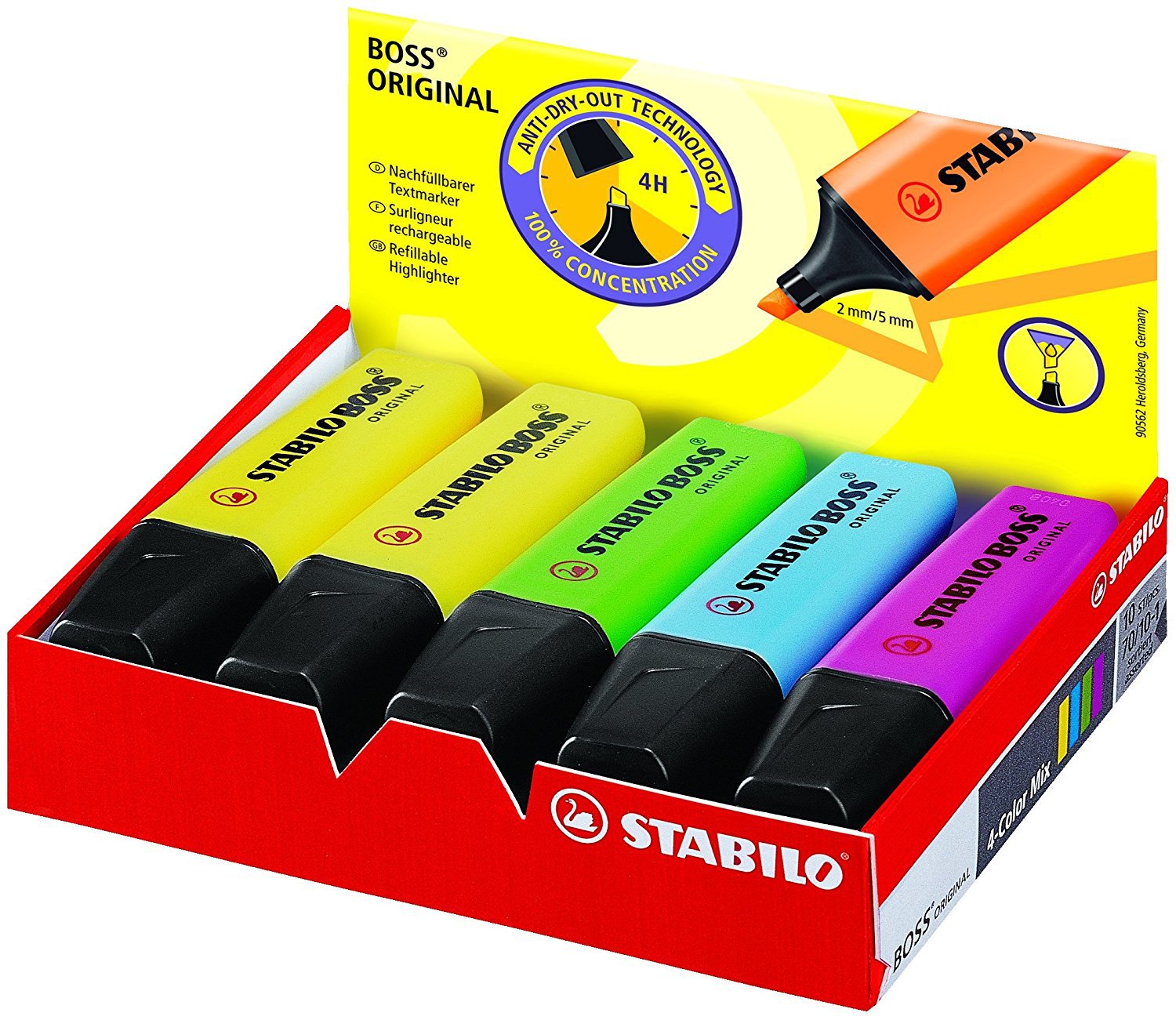 Stabilo Marker Boss - Текстовый маркер-STABILO BOSS ORIGINAL - 10