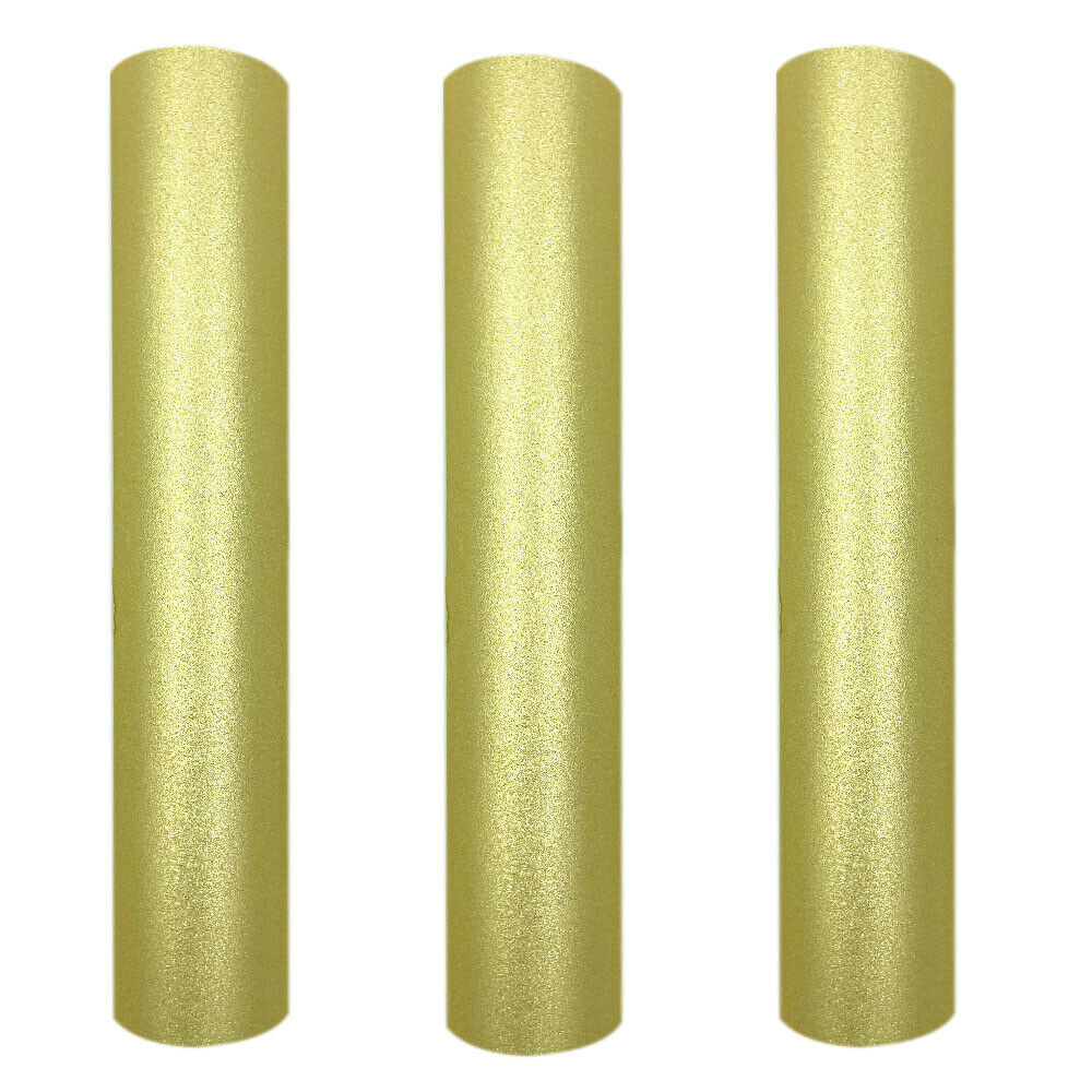 Glitter Vinyl Roll - Блестящая золотая самоклеящаяся виниловая пленка для