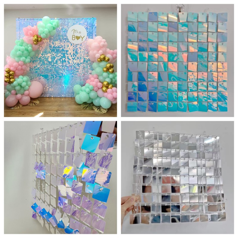 18 шт. панельный фон с блестка – обзор и цена Sequin Fabric Panel