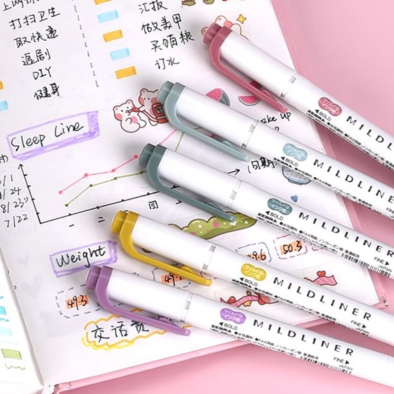 Ручка-хайлайтер Zebra Mildline – обзор и цена Zebra Pen Mildliner