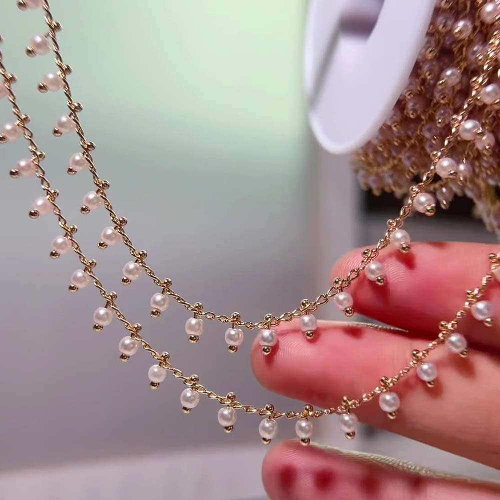0,5 м 1 м шар из искусственног – обзор и цена Pearl Trim Chain
