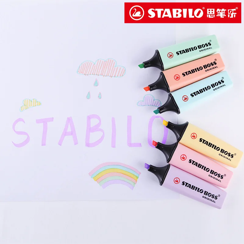 6-цветный цветной маркер STABI – обзор и цена Stabilo Marker Boss