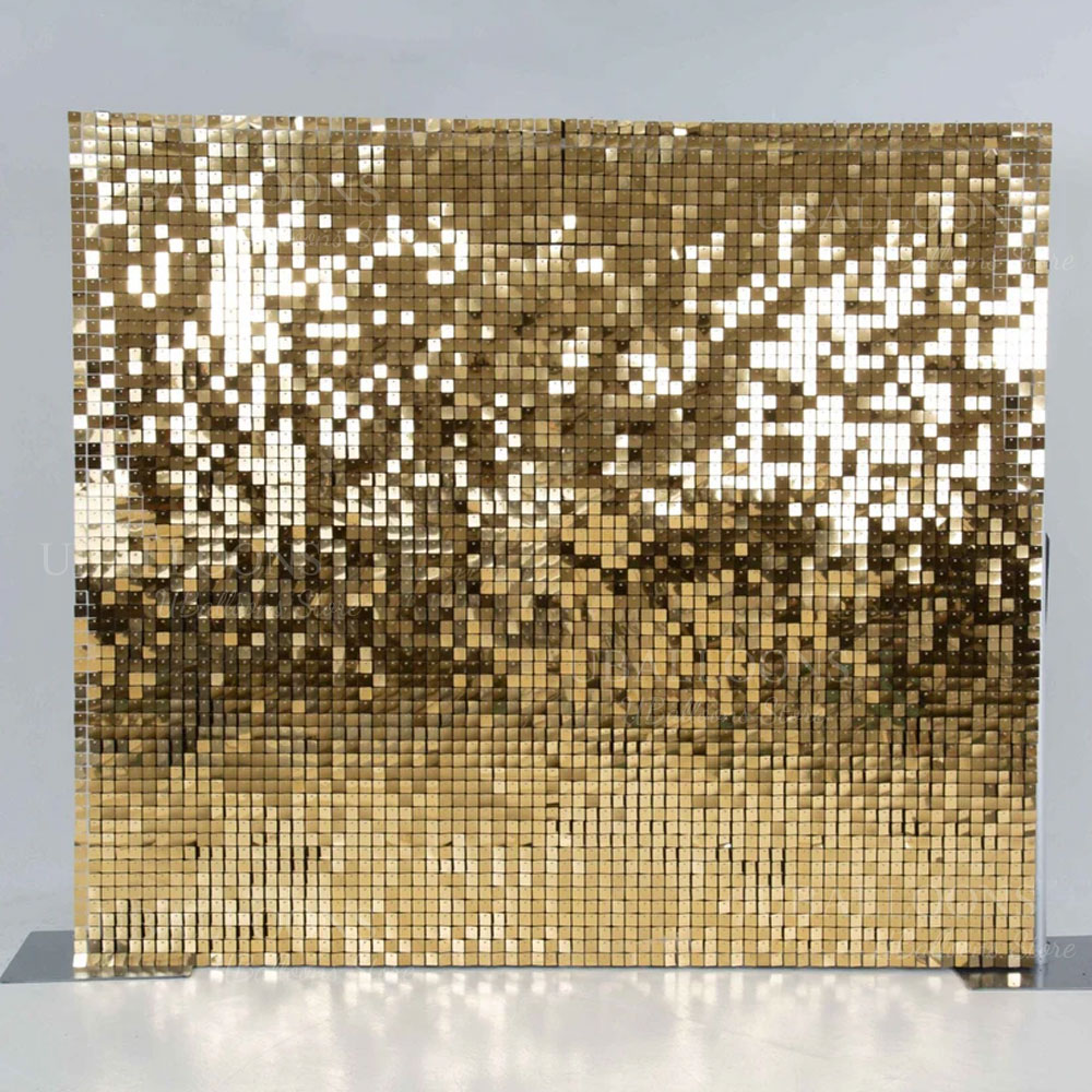Шампанское, золото, мерцающие  – обзор и цена Sequin Fabric Panel