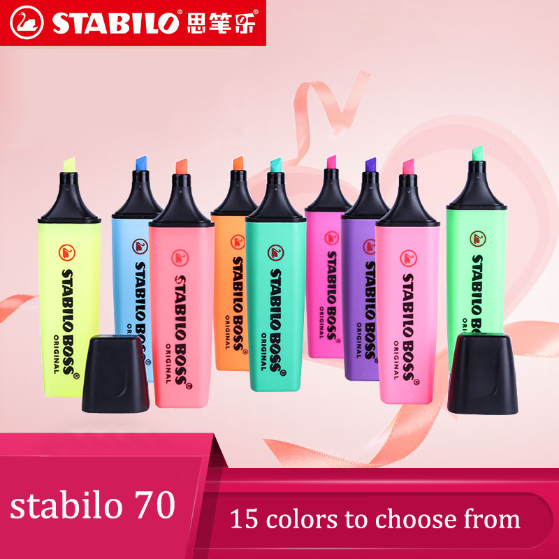 Немецкий маркер-текстовыделите – обзор и цена Stabilo Marker Boss
