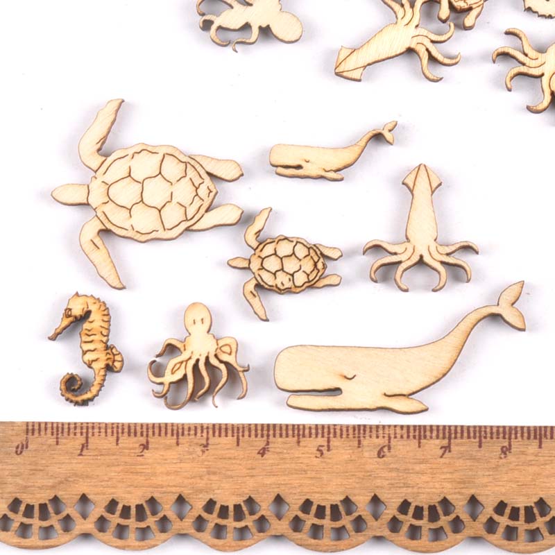 20 шт. 25-40 мм Морская Черепа – обзор и цена Craft Embellishment