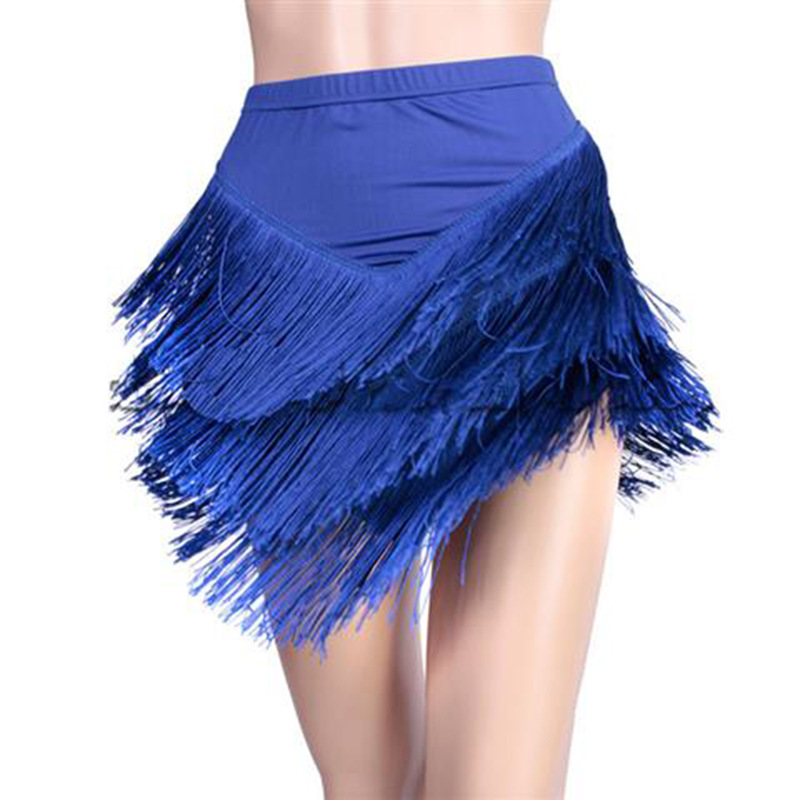 Новая мода юбка для латинских  – обзор и цена Tassel Fringe Trim
