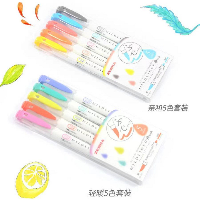 ZEBRA Mildliner выделители руч – обзор и цена Zebra Pen Sarasa