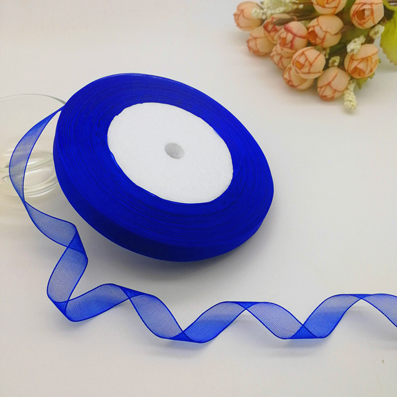 50 ярдов 10/20/25 мм ширина шп – обзор и цена Organza Ribbon Spool