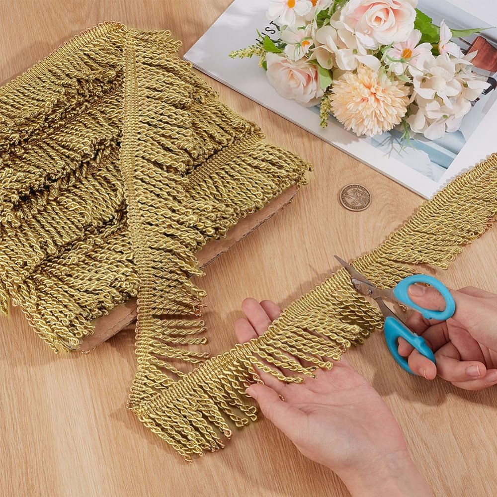 12 ярдов x 2,2 дюйма, отделка  – обзор и цена Tassel Fringe Trim