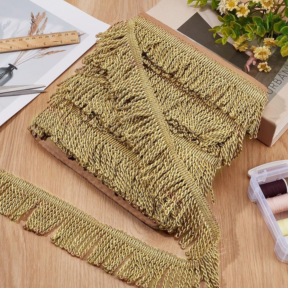 12 ярдов x 2,2 дюйма, отделка  – обзор и цена Tassel Fringe Trim