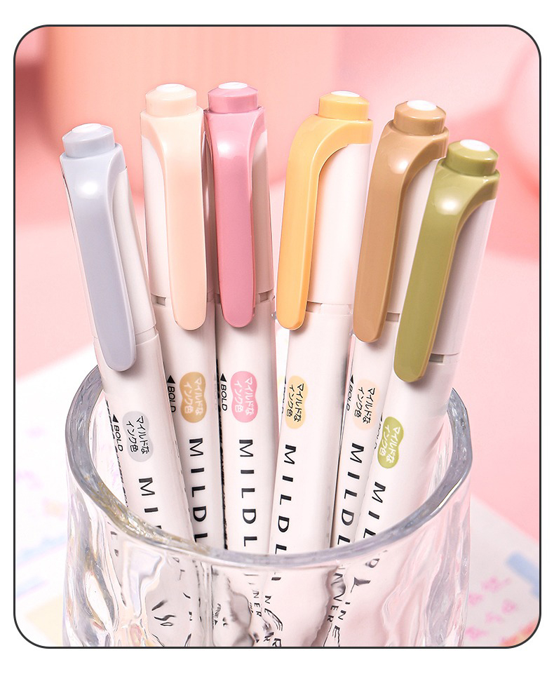 Ручки-хайлайнеры Zebra Mildlin – обзор и цена Zebra Pen Mildliner