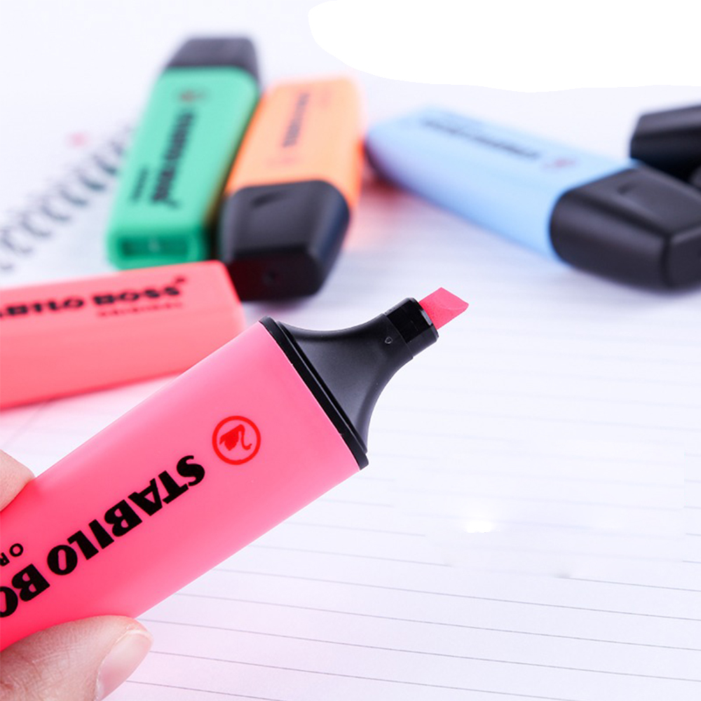 1 шт., немецкий хайлайтер Stab – обзор и цена Stabilo Marker Boss