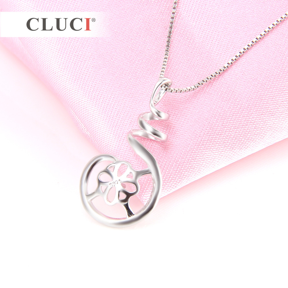 CLUCI 925 пробы серебряная под – обзор и цена Pearl Trim Chain