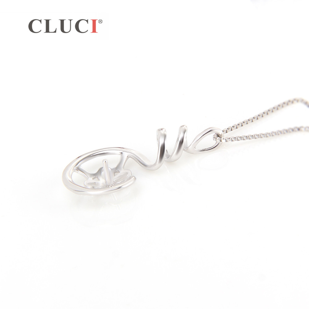 CLUCI 925 пробы серебряная под – обзор и цена Pearl Trim Chain