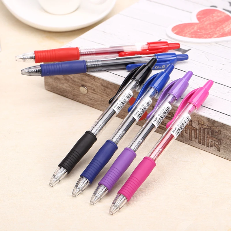 5 шт., японская желейная ручка – обзор и цена Pilot Pen G2