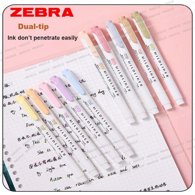 1 шт., маркер Zebra WKT7 Mildl – обзор и цена Zebra Pen Mildliner