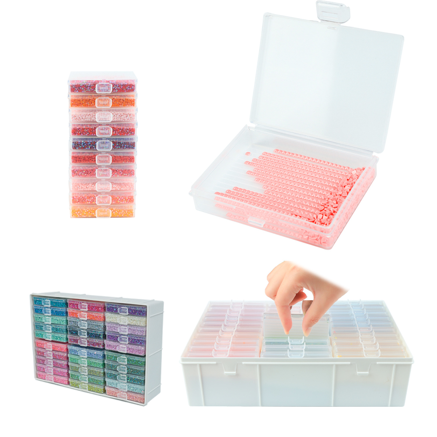 Набор подносов для алмазной мо – обзор и цена Craft Embellishment Storage