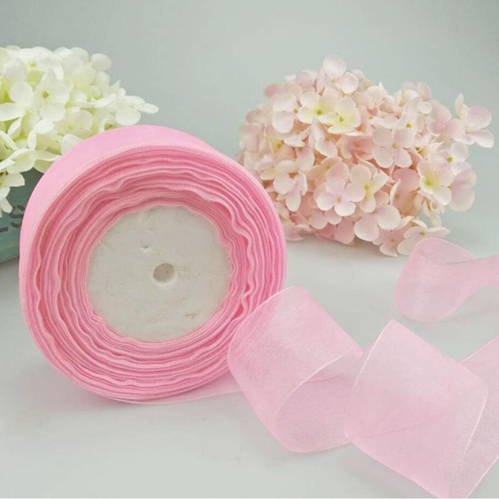 Прозрачная лента из органзы и  – обзор и цена Organza Ribbon Spool