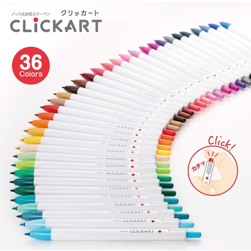 Выдвижные маркеры для акварели – обзор и цена Zebra Pen Sarasa