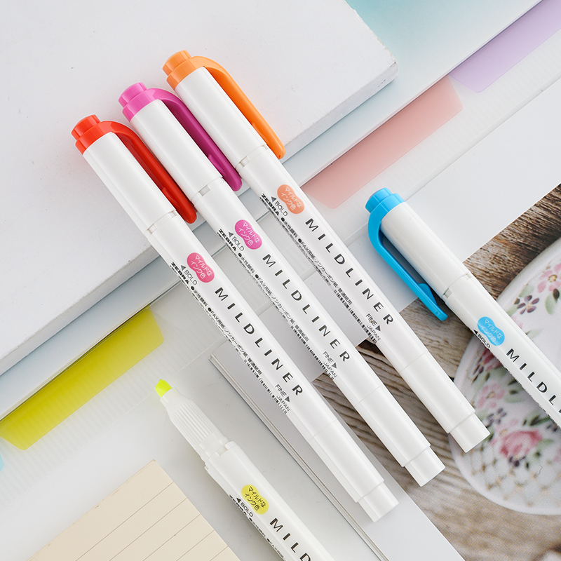 Текстовый маркер Zebra, двусто – обзор и цена Zebra Pen Mildliner